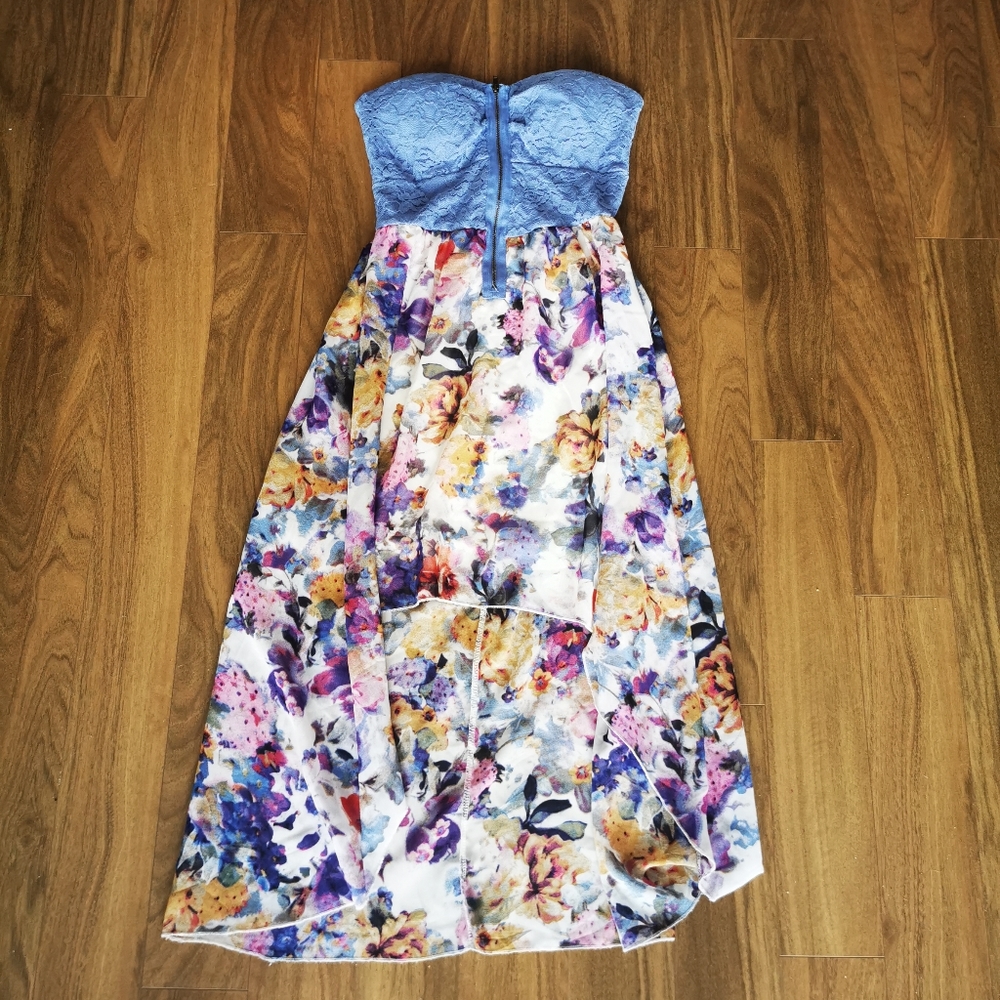 High-low Floral Dress